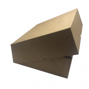Caja con puntos de pegado semicerrada lateral_embalaje ecommerce