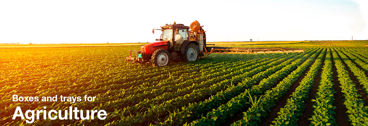 Banner boxes and trays for Agriculture