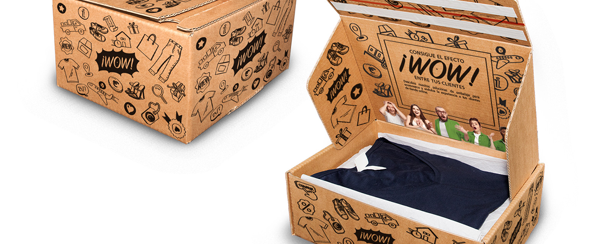 Packaging ecommerce efecto wow