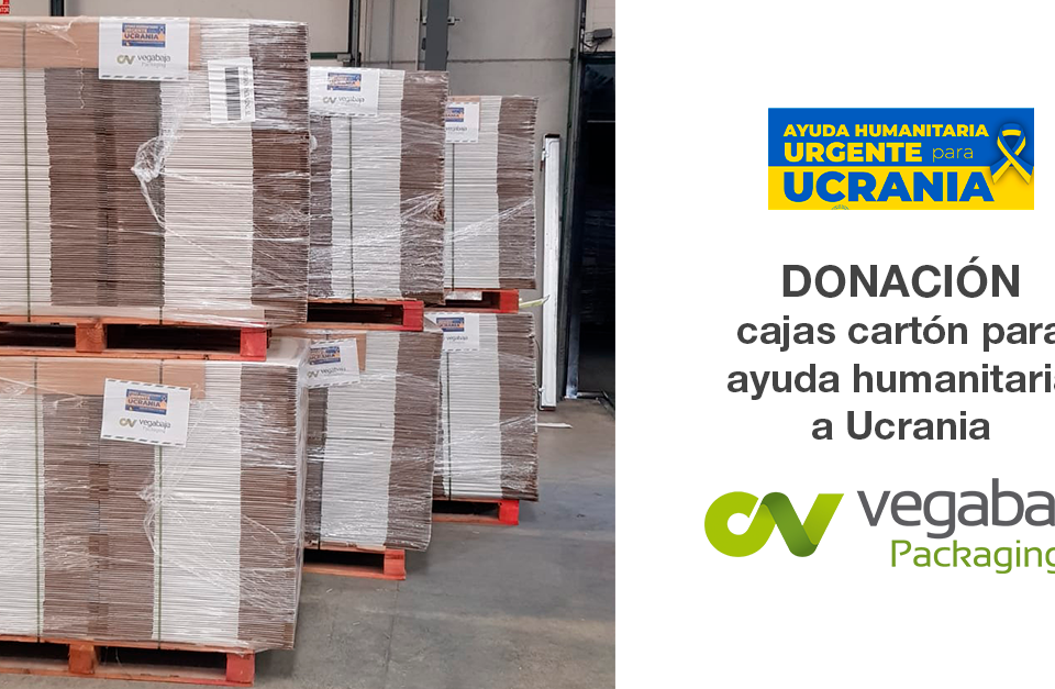Donación cajas ayuda a Ucrania