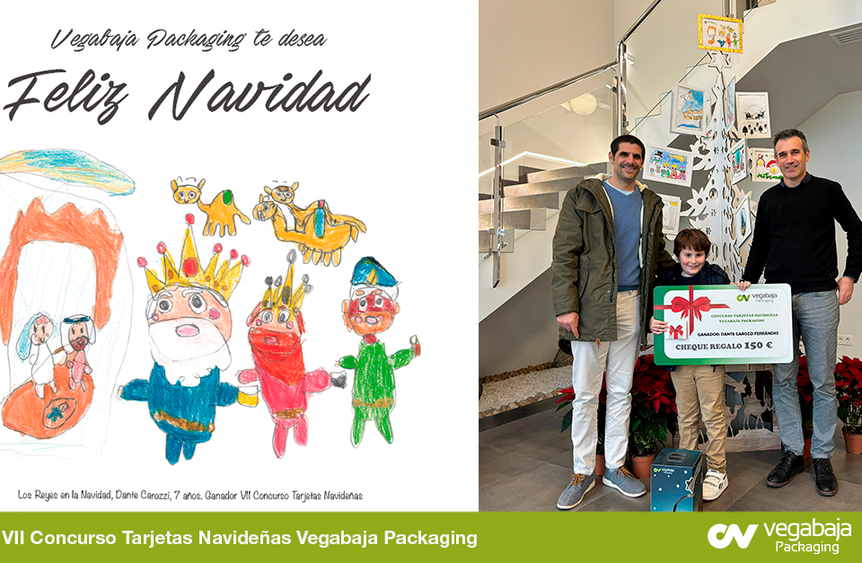 Ganador concurso tarjetas navideñas Vegabaja Packaging