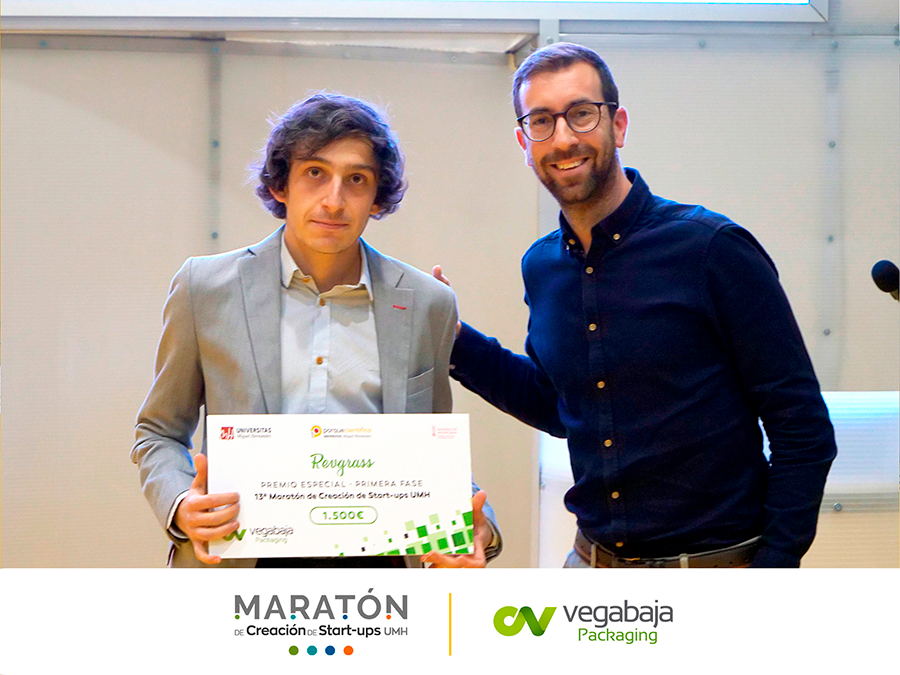 Vegabaja Packaging premia a Revgrass en la 1ª fase XII Maraton UMH