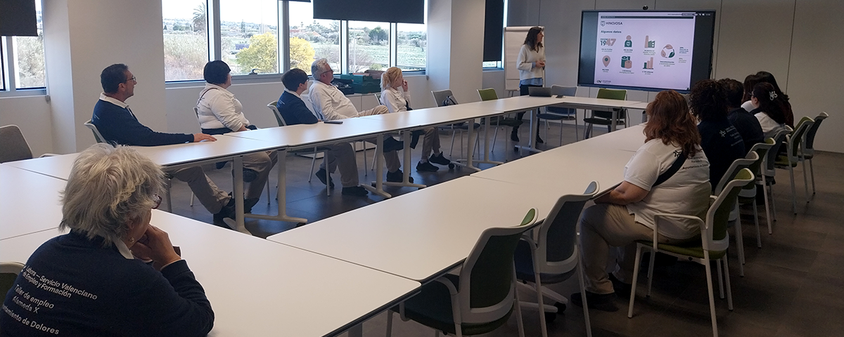 Visita a Vegabaja Packaging del Taller Empleo Ayuntamiento Dolores